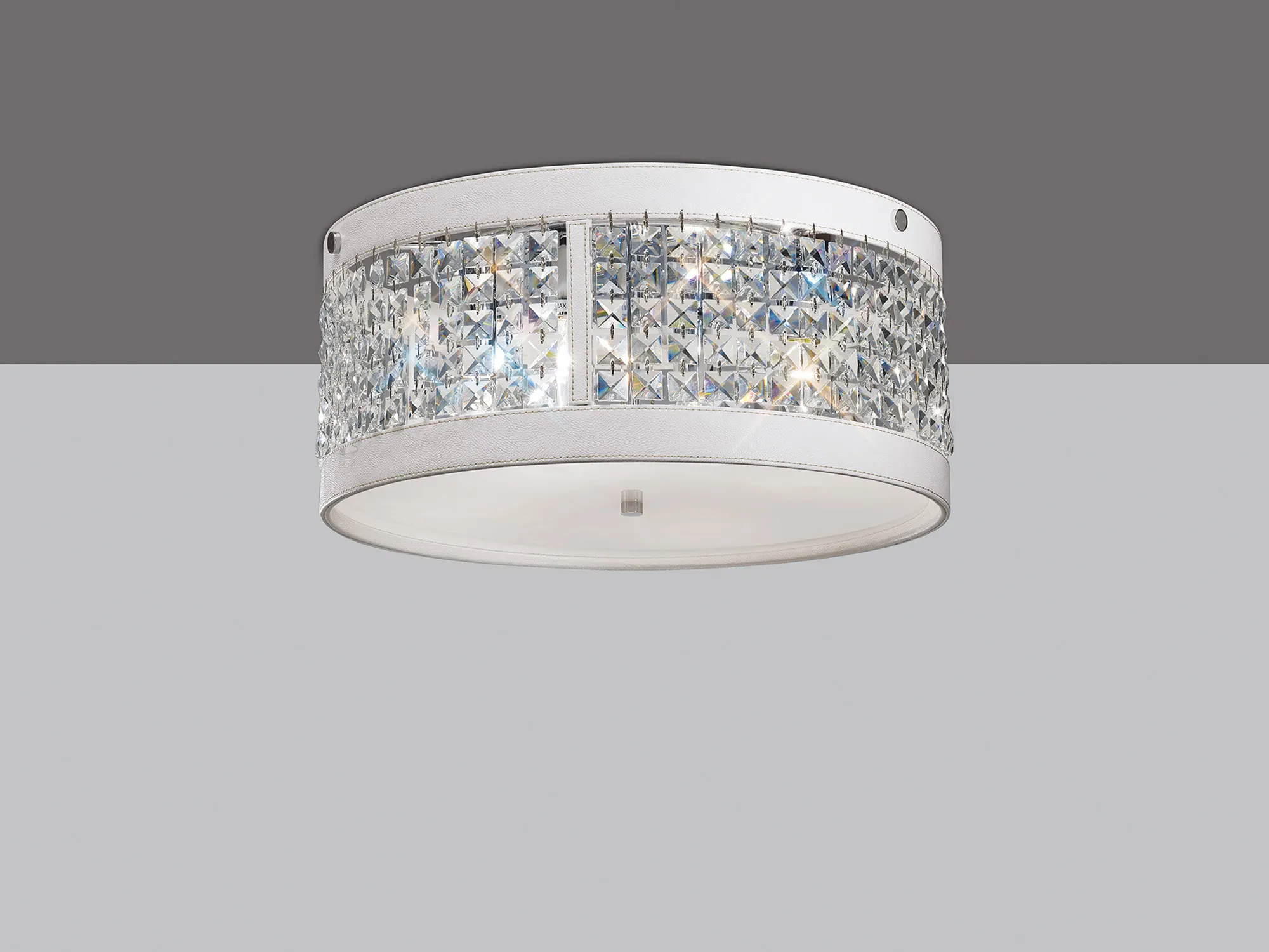 IL31021  Celsa Crystal  Flush Ceiling 4 Light